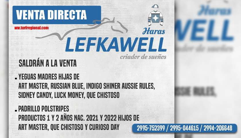 Finalizó la Venta Directa de HARAS LEF KAWELL